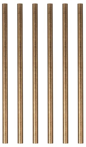 DIYEAH Lot de 6 Rivets pour Manche de Couteau : 4 Rivets en Laiton Massif de 0,12 Pouce (10,26 Cm) – Fournitures pour La Fabrication de Couteaux Et La Réparation de Manches.