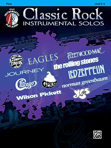 Classic Rock Instrumental Solos: Flute: Level 2-3 [With CD (Audio)] (Alfred's Instrumental Play-along)