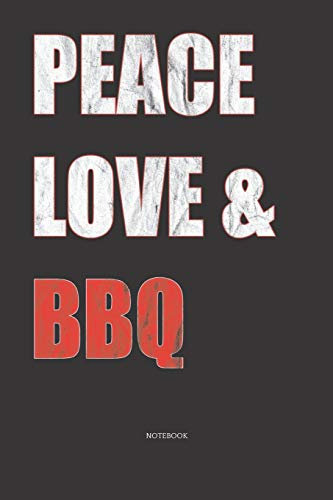 Notebook: BBQ Notebook / Diary / Journal with 120 Blank Lined Pages Large Women, Girl, Man, Family