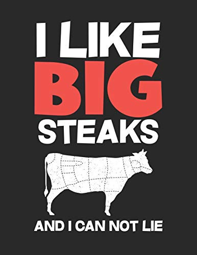 Mein Grillbuch: ♦ deine eigenen Grillrezepte auf einen Blick ♦ Vorausgefülltes Grillprotokoll für deine eigenen Rezepte und Fleisch-Kreationen ♦ ... Format ♦ Motiv: I like big steaks 12