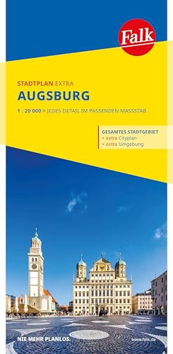 Falk Stadtplan Extra Augsburg 1:20.000