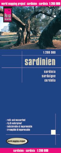 Reise Know-How Landkarte Sardinien (1:200.000): world mapping project