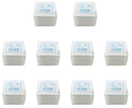 microscopio accesorios cubierta gafas 22mm* 22mm cubierta deslizadores (1000 piezas)
