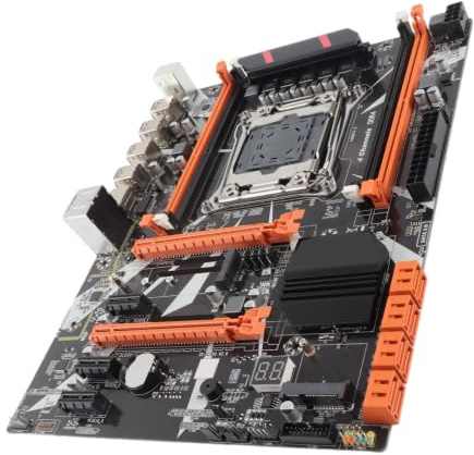 Scheda madre desktop, scheda madre desktop computer DDR4 LGA2011-3 per chipset x99, 8 porte SATA2.0 e 1 interfaccia SSD M.2, supporto 4 memoria DDR4 2133/2400/2800