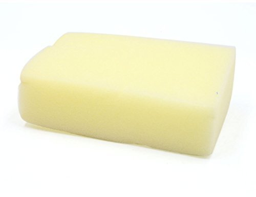Spugna per lavaggio auto, forma rettangolare, a forma di alta schiuma, colore: giallo