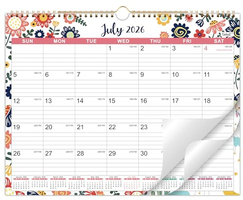 Calendar 2026-2027 - Wall Calendar 2026-2027, from July 2026 to December 2027, Perfect for School, Office & Home Planning, 14.75 x 11.5