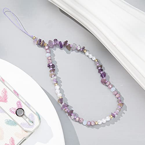 Böhmische Anti-Verlorene Handykette Handy Straps,Universal Handy Handschlaufe Handy Charm Kristallstein Telefon Anhänger Schlüsselband Kette Mobile Phone Handyschmuck Schlüssel Taschen Handy Anhänger