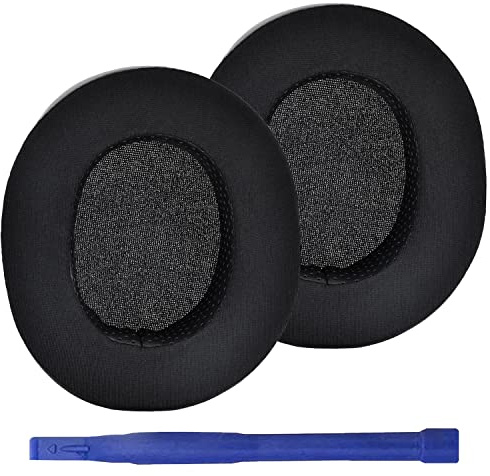 Adhiper Arctis Öronkuddar Kompatibla Med SteelSeries Pro/7/5/3 Spelheadset - Memory Foam Gel Läder Ersättning (Svart/Gel) | För Arctis 7/7+/7P/7X/7P+/7X+, Arctis 9/9X, Arctis Prime, issilke, kylgel, minnesskum, bekväm passform