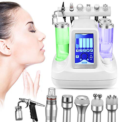 6 IN 1 Wasserstoff-Sauerstoff-Schönheitsmaschine,aqua facial gerät Tiefenreinigungs-Hautverjüngungsmaschine Aufhellung Verjüngung Wasser Wasserstoff
