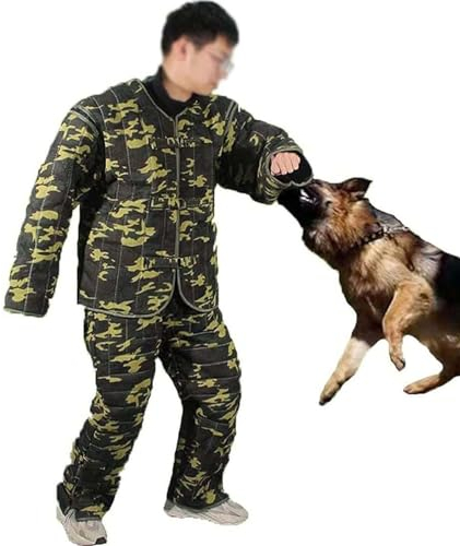 FANYING Hundebissanzug-Trainingsschutz, geeignet für den kompletten Schutzbissanzug für Hunde, Collie-Training, Bisszug-Schutzanzug