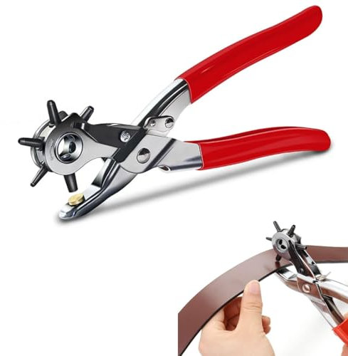 Pinza Fustellatrice per Cinture,Pinza Buca Cinture,Pinza Buchi Cintura,Foratrice per Cinture