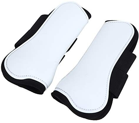 Beufee 2PCS Pferdestiefel, Wrap Pferdebeinwickel Pferdebeinstütze Pferd Springbeinstiefel Schützen Sie die Stützwickel-Reitausrüstung (Front Leggings)