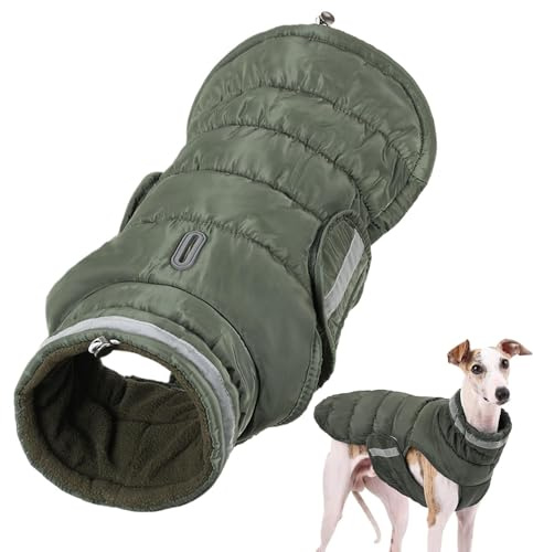 Warmer Hundemantel, wasserdichte Hundejacke, Winter-Hundebekleidung, Fleece-Futter, Hundejacke für kaltes Wetter, verdickte Hundejacke, Outdoor-Hundebekleidung, Hundejacke für kleine, mittelgroße und