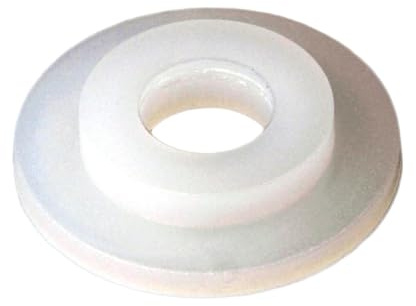 Boccole Autolubrificanti in Nylon (Plastica), Supporto per Perni Rotanti per Riduzione Attrito, Uso Industriale e Fai Da Te - 6,1X8X12,2 - Naturale - 10 pezzi - Plastic Hardware Store