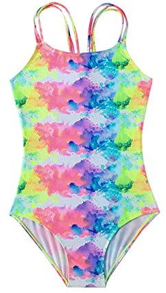 meerjungfrauenflosse, Schwimmanzug Mädchen Casual Sommer Kinder Badeshorts Badeanzüge Sportlich Bademode Bikini Baggy Badebekleidung Für 6-14 Jahre Lässig Badeanzug Zweiteiliger Tankini