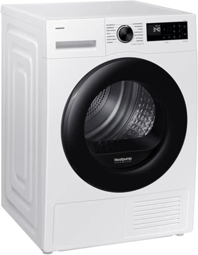 Samsung Wärmepumpentrockner, DV5000D, 9 kg, EEK: C, AI Wäschetrockner mit WiFi-SmartThings-App, Hygiene-Programm, Air Refresh, Knitterschutz, DV90DG52A0AEEG