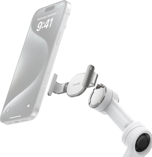 Insta360 Flow 2 Pro Magnetische Smartphone-Klemme für Flow 2 Pro Gimbal, Kompatibel mit den Meisten Modernen Smartphones, 64-84 mm Klemmspanne