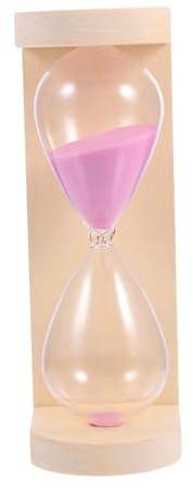 FONDOTIN Sauna Sand Timer Glass Hourglass Pendant Calibration for Spa Bath Timing Classic Frame Sand Clock Sauna Accessories and Home Decor