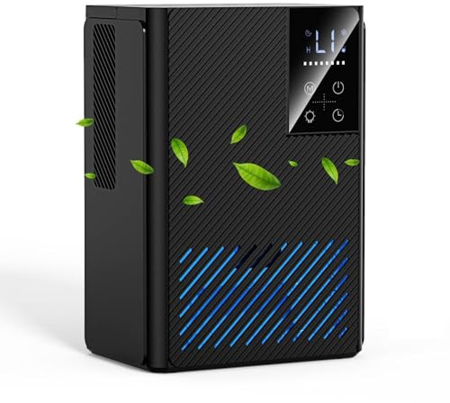Deumidificatore 2500ML, Deumidificatore Casa Muffa Elettrico, Ultra Silenzioso, Spegnimento Automatico, Purificatore Dell'aria, Contro Umidità e Muffa per Camera da Letto, Bagno, Casa