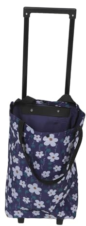 SILENRADAWN Carrello della e Versatile Pieghevole con Ruote per Scale, Tessuto Oxford Resistente e Struttura in Plastica, Leggero per Campeggio e Outdoor