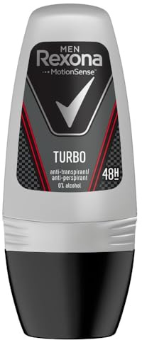 6er Pack - REXONA Men Deo Roll-on TURBO Motion sense - 50 ml