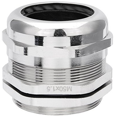 Aexit M50*1.5 Metal Waterproof Connector Fastener Locknut Stuffing Cable Gland (4ab17f3a49889891ec1a07fb5ea5d74d)
