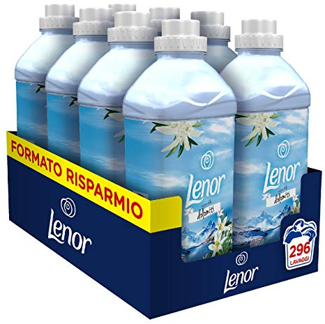 Lenor Weichspüler Konzentrat, 296 Waschgänge (8 x 37), Dolomiti-Atmosphäre, Duft jede Nacht bis zu einer Woche