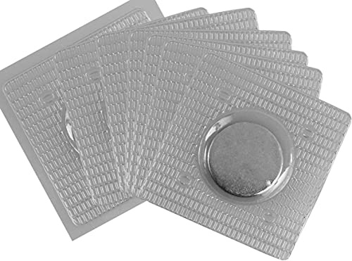 Connex Neodym-Scheibenmagnet – 8 Stück im praktischen Set | Zum Einnähen – Extra starker Magnet – 1,9 kg Haftkraft – Für Haushalt und Werkstatt – Powermagnet – Mini-Magnet – Ø 18 mm