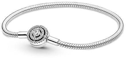 Pandora Timeless Schlangenketten-Armband, Sterlingsilber, mit klarem Cubic Zirkonia