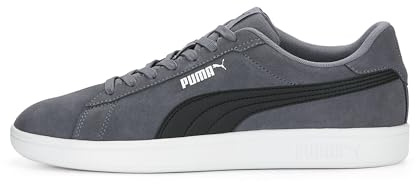 PUMA Mens Smash 3.0 Sneaker, Gray Tile Puma Black Puma White, 10 UK