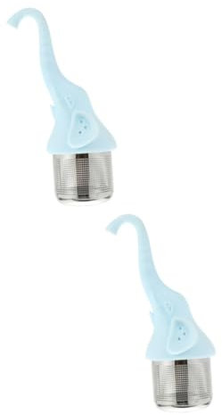 BESTonZON 2pièces Infuseur à Thé Élégant Acier Inoxydable Éléphant Outil De Filtrage Créatif Pour Tasse Et Théière