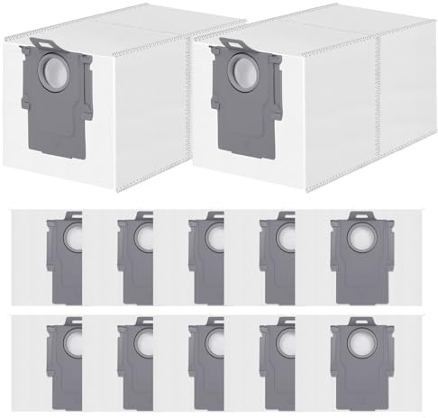12 Bolsas de Recambio Compatibles con Roborock Qrevo S Pro/QV 35A/35S/S5V