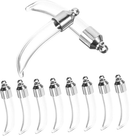 SEWOART Glass Bottle Pendant Tiny Glass Jars for Diy Screw Lids for Vial Necklaces Screw Storage