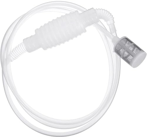 GAOHOU Home Brew Syphon Tube 2m/78.74in Beer Siphon Filter Syphon Pump Manual Soft Pipe Hose for Wine Beer Brewing