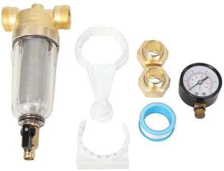 3/4 Zoll Rückspülfilter Mit Druckminderer DN20 Wasserfilter Wiederverwendbare Wasser Vorfilter Sedimentfilter Wasserfilter Hausanschluss Für Hauswasserstation Brunnenwasser