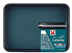 V33 Fliesenfarbe Badezimmer 750 ml – Ozeanblau – Ohne Grundierung – Wasser- & Reinigungsmittelbeständig – Renovierung von Wandfliesen – hohe Deckkraft, strapazierfähig