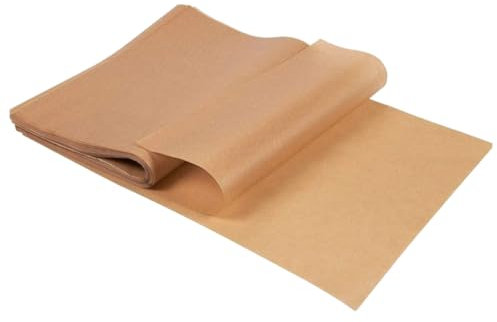 OFFSCH Feuilles De Papier Sulfurisé Non Blanchies 100 Pièces 30 X 40 Cm Antiadhésives Pour Four Et Friteuse À Air