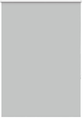 vidaXL Verdunkelungsrollo Hellgrau 105x150cm Stoffbreite 100,7cm, Rollo, Klemmfix, Thermorollo, Verdunklungsrollo, Klemmrollo, Fensterrollo