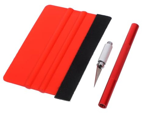 GARVALON 1set Per Applicazione Pellicola Auto Kit Raschietto Per Tinta e Rivestimenti Per Precisi e Facili
