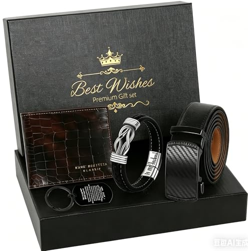 WOTENCE Cadeaux pour Hommes Cadeaux D'anniversaire Mari Copain Fils Papa Fête des Pères Anniversaires Noël et Pâques Cadeau Anniversaire Homme