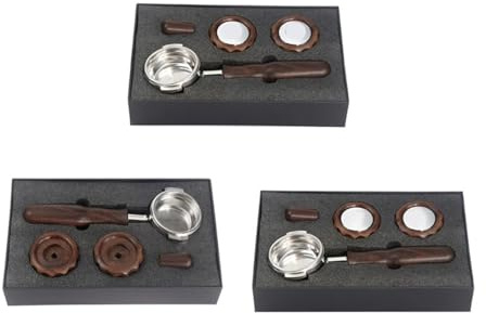 Compatible for Espresso E61 58mm Coffee Portafilter Rocket Coffee Machine Solid Bottomless Portable Metal Coffee Filter(for B)