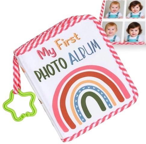 Album fotografico per , album fotografico per bebè, con gancio a stella, motivo , compleanno, festa del papà della mamma