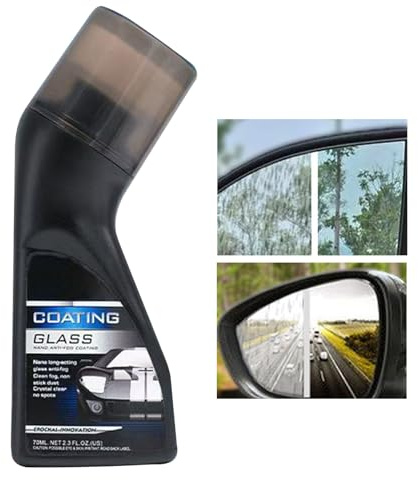 Antivaho Spray Coche Parabrisas, 90ML Lluvia Repelente Parabrisas Antivaho Spray, Coche Vidrios Ventanas Limpiador Parabrisa Agua Repelente Sprays, Impermeabilizante Parabrisa Espejos Desempañante