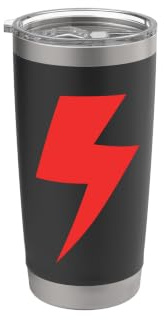Red Lightning Stainless Steel Insulated Tumbler