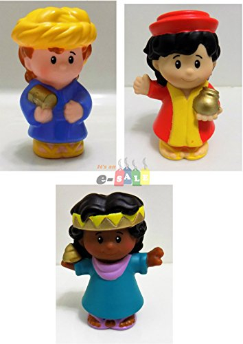 Fisher Price Little People Nativity Manger Ersatz-Krippe für drei (3) Weise Man mit Geschenken