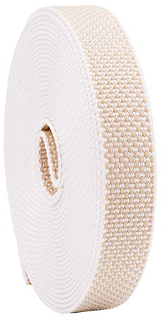 NOBILY Cinghia per tapparelle 22/23 mm in Beige, 6 m, Rinforzata, Made in Germany, Maxi Cinghia per tapparelle Resistente e Antistrappo, Robusta