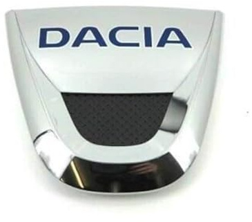 Mabi Automotive Parts Emblem de parrilla para Dacia Sandero/Duster/Logan, plástico ABS, cromo, auto, parrilla de vehículo, 8200811907