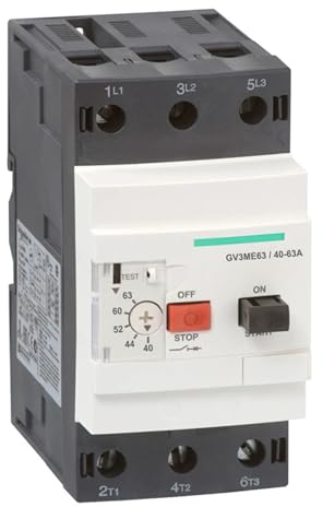motorschutzschalter GV3ME63 3P 40-63A Schraubklemmenanschluss Thermomagnetischer Motorschutzschalter