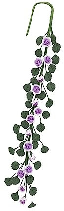 UPKOCH Staffelei Verzierter Langer Blumenstrauß Rose Staffelei Staffeleien Für Kunsthandwerk Puppenhaussträuße Blumensträuße Basteln Mini-staffeleiständer Schwingen Violett Die Schaukel