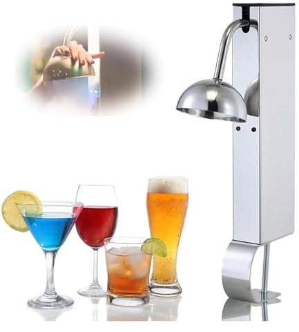 DPLXFPP Commercial Glass Chiller, 1 Cup/6 Seconds, CO2 Instant Glass Froster Bar Beer Wine Chiller Froster Freezer Cooler, Glass Chiller for Bar,Restaurant,Kitchen